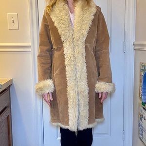 Wilson’s Leather full Length leather coat, sz S